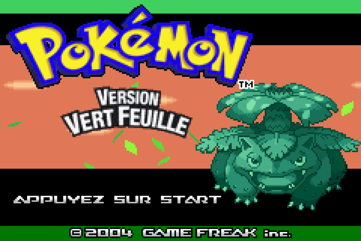 Pokemon - Version Vert Feuille
